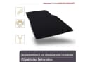 Ford Nugget Matratzenauflage Schwarz - Kaltschaum Topper 119x189cm Bild 3