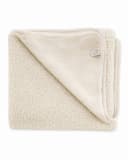 LIRA Deko Babydecke aus 100 % Schafwolle Beige Bild 2