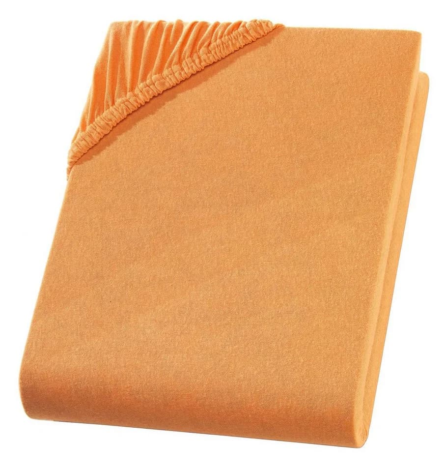 Carpe Sonno Spannbettlaken Jersey 100% Baumwolle Orange