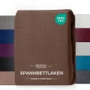 Carpe Sonno Spannbettlaken Frottee Winter Braun Bild 2