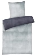 Carpe Sonno Bettwäsche Cashmere-Touch 155x220 cm Grau/Grün Bild 1