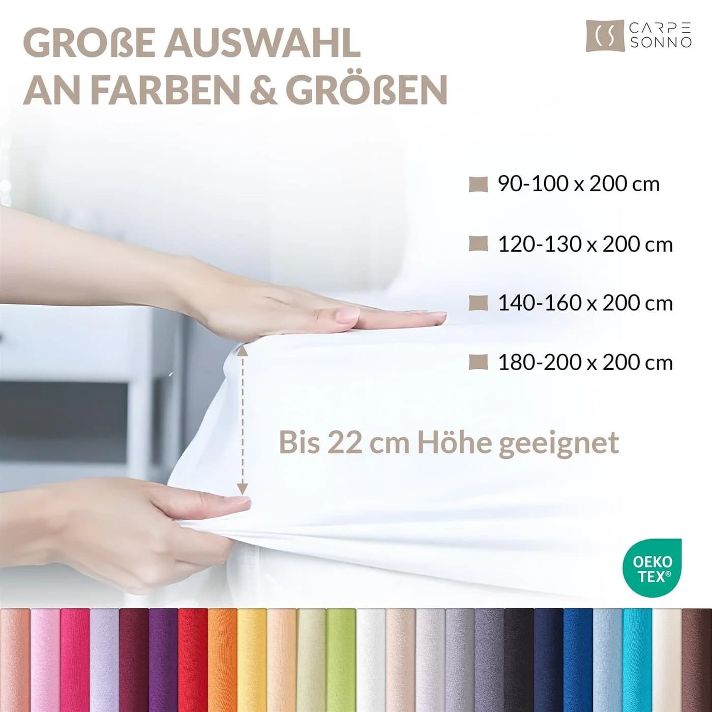 Carpe Sonno Spannbettlaken Mikrofaser Petrol - Bild 5