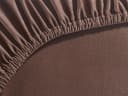 Carpe Sonno Spannbettlaken Braun Mikrofaser Rundumgummi Bild 3