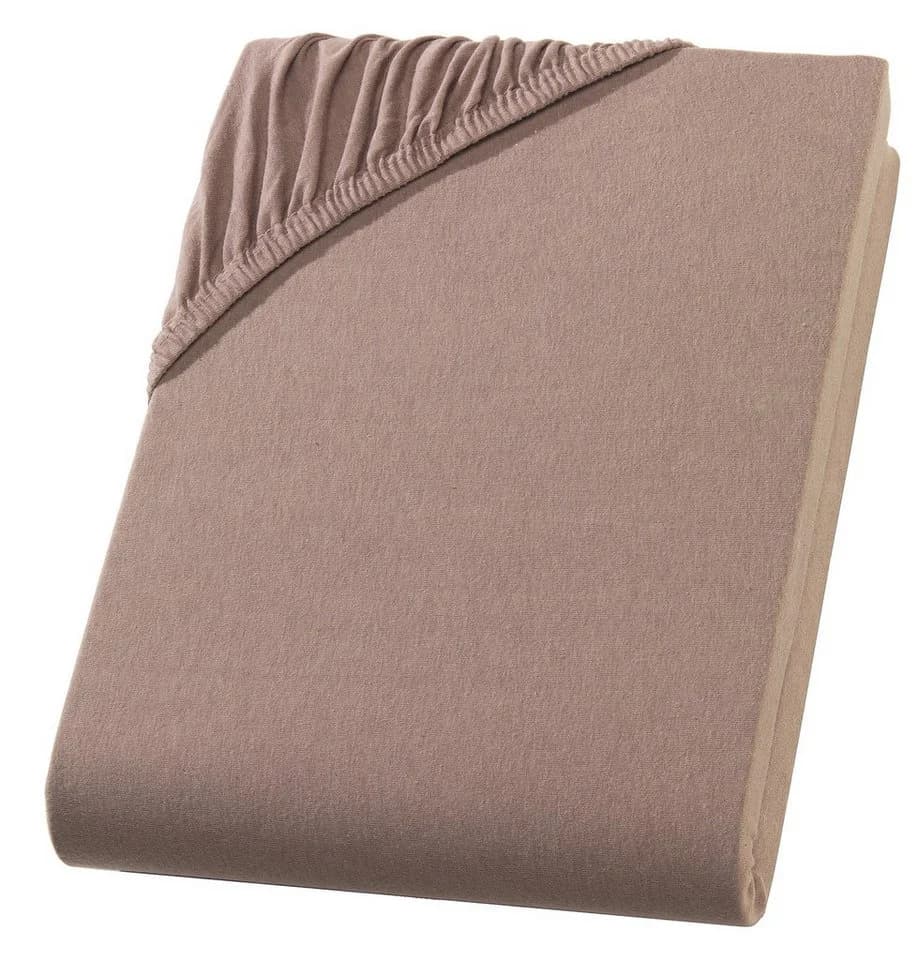 Carpe Sonno Spannbettlaken Heavy Jersey Nougat Braun
