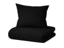 Carpe Sonno Mako Satin Bettwäsche Schwarz 100% Baumwolle Bild 1