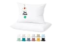 Carpe Sonno Kissenbezug Mako Satin 100% Baumwolle Weiß 2er Set Bild 2
