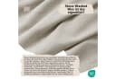 Carpe Sonno Schlaufenschal Beige 100% Baumwolle Blickdicht 2er Set Bild 4