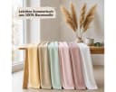 Carpe Sonno Betttuch Rosa 140x250 cm Baumwolle ohne Gummizug Bild 1