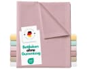 Carpe Sonno Betttuch Rosa 140x250 cm Baumwolle ohne Gummizug Bild 2