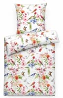 Carpe Sonno Mako-Satin Bettwäsche 100% Baumwolle Bunt Floral Bild 2