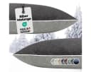 Carpe Sonno Kissenbezug Biber Melange Grau 100% Baumwolle Bild 2