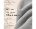 Carpe Sonno Kissenbezug Biber Melange Grau 100% Baumwolle Bild 3