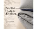 Carpe Sonno Kissenbezug Biber Melange Grau 100% Baumwolle Bild 5
