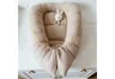 LittleANTunique Bettnestchen Waffelpique Beige Babynest Bild 3