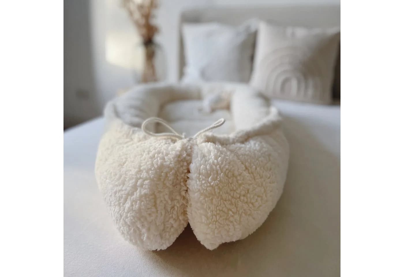 LittleANTunique Babynestchen Teddy Beige Wendbar