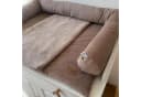 LittleANTunique Wickelauflage Cord Taupe Wickeltischauflage Bild 1