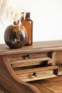 Yoli living GbR Sekretär aus massivem Mahagoni Holz mit 6 Schubladen Bild 1