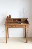 Yoli living GbR Sekretär aus massivem Mahagoni Holz mit 6 Schubladen Bild 2