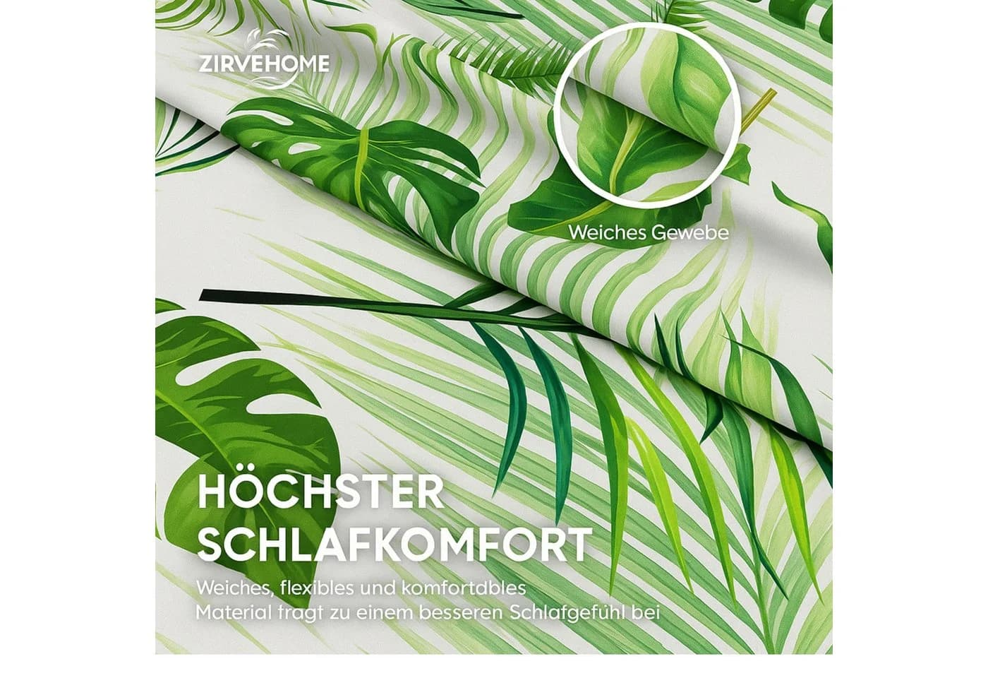 ZIRVEHOME Bettwäsche Microfaser Geometrisches Muster - Bild 3