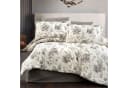 ZIRVEHOME Bettwäsche Baumwolle Beige mit Blumenmuster Bild 1