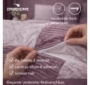 ZIRVEHOME Bettwäsche Baumwolle Ornament Design Braun, Beige, Creme Bild 5