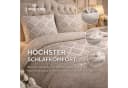 ZIRVEHOME Bettwäsche Baumwolle Ornament Design Braun Beige Creme Bild 1