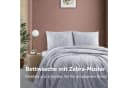 ZIRVEHOME Bettwäsche Zebra-Muster Baumwolle Bild 1