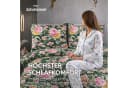 ZIRVEHOME Bettwäsche-Set Dunkelgrün Floral Blumenmuster 100% Baumwolle Bild 3