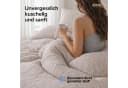 ZIRVEHOME Bettwäsche 2-teilig Beige Baumwolle Bambusblätter Design Bild 4