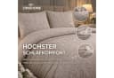 ZIRVEHOME Bettwäsche 2-teilig Beige Baumwolle Bambusblätter Design Bild 5