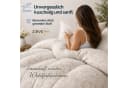 ZIRVEHOME Bettwäsche Set Beige Creme 3-teilig mit Reißverschluss Bild 4