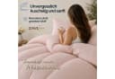 ZIRVEHOME Bettwäsche Rosa Damast Streifen 3-teilig Baumwolle Bild 4
