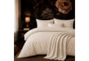 ZIRVEHOME Bettwäsche Set Creme Damast Streifen 135x200 cm Bild 2