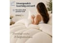 ZIRVEHOME Bettwäsche Set Creme Damast Streifen 135x200 cm Bild 4