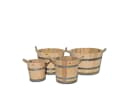 Temesso Pflanzkübel Kastanienholz Natur 30-60cm Bild 4