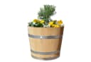 Temesso Pflanzkübel Kastanienholz Natur 30-60cm Bild 1