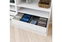 Clutter Cover Organizer für PAX Schrank 4er-Set Grau Bild 5