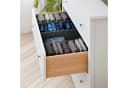Clutter Cover Organizer für Hemnes Kommode 4er-Set Hellgrau Bild 3