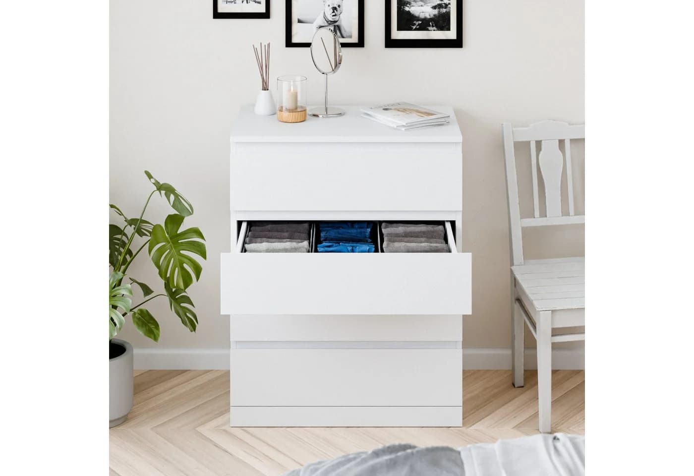 Clutter Cover Organizer für Malm Kommode 3er-Set Schubladenboxen