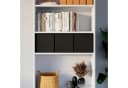 Clutter Cover Aufbewahrungsbox für Billy Regal 3er-Set Grau Anthrazit Bild 5