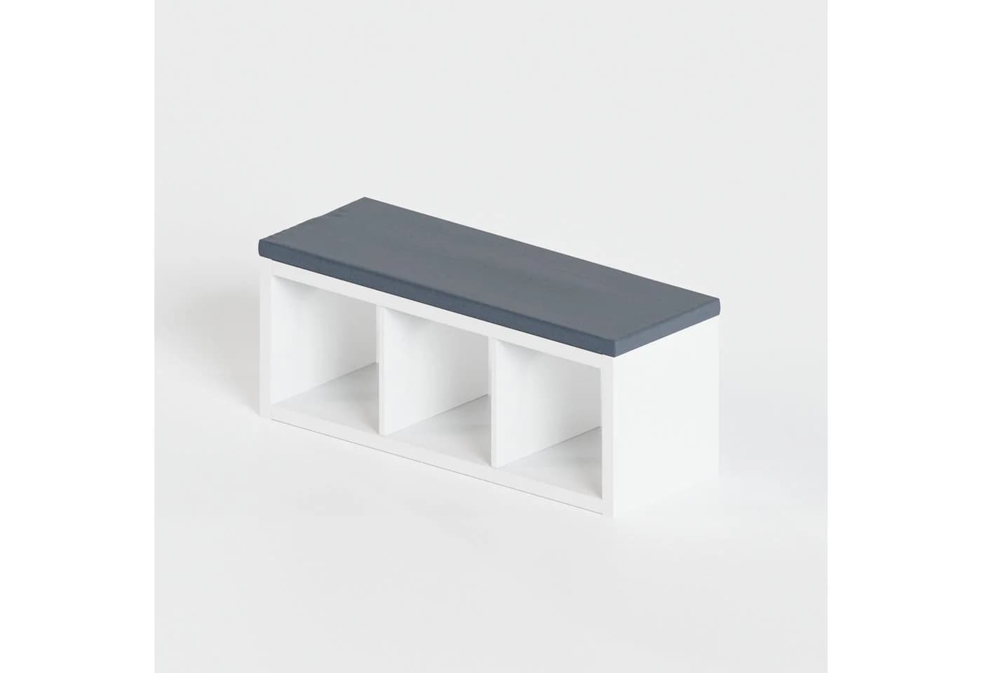 Clutter Cover Sitzkissen für Kallax Regal Grau 4cm Dick
