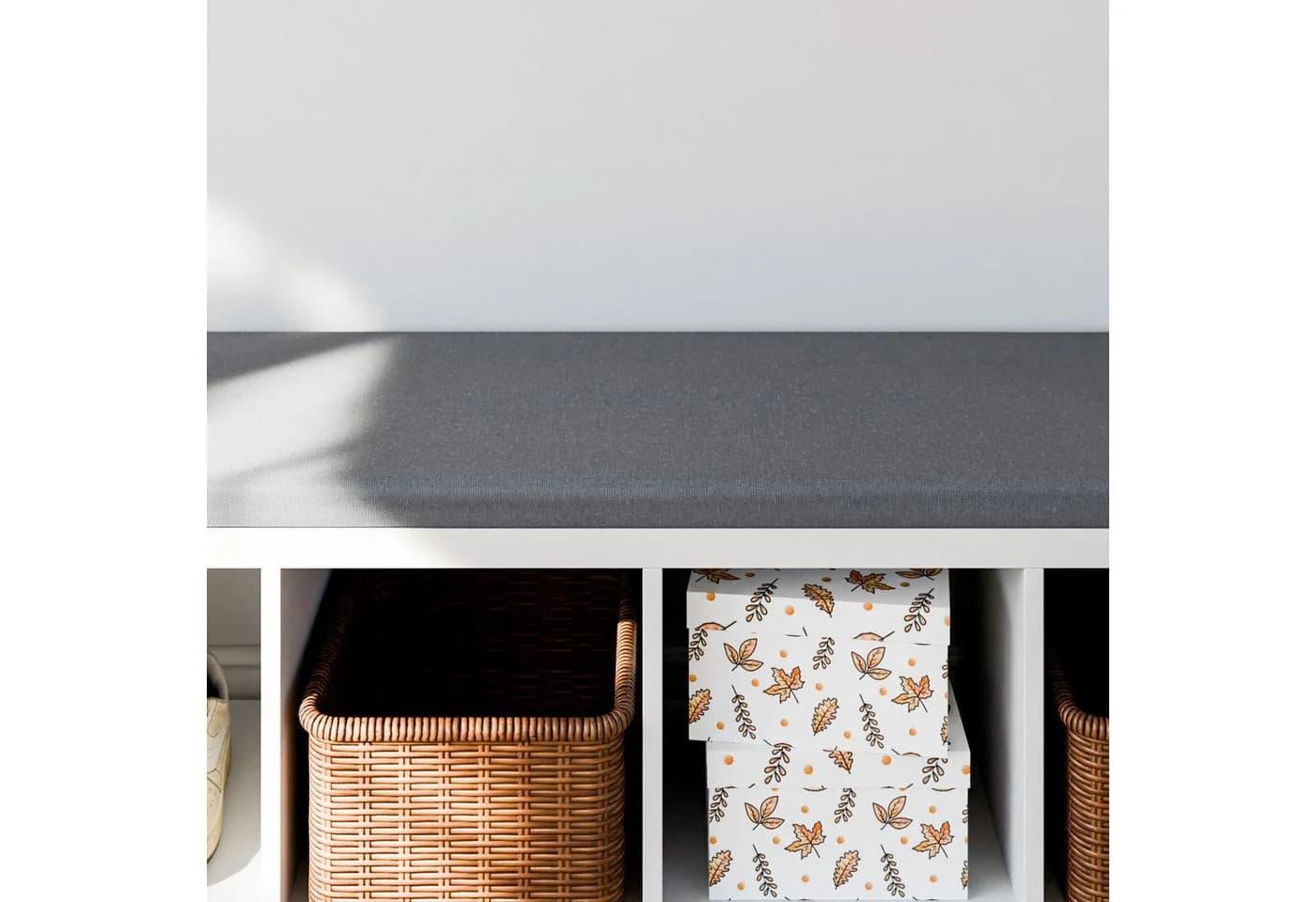 Clutter Cover Sitzkissen für Kallax Regal Grau 4cm Dick - Bild 5