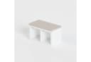 Clutter Cover Kallax Sitzkissen Beige 4cm Polster abnehmbar Bild 3