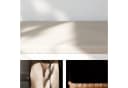 Clutter Cover Kallax Sitzkissen Beige 4cm Polster abnehmbar Bild 4