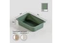 Clutter Cover Aufbewahrungsbox TRÖVI Kunststoff Weiß Beige Rosa Eukalyptus Bild 1