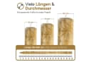 BooGardi Palisade Holzpfahl KDI IV 30x6 cm 5er Set Braun Bild 1