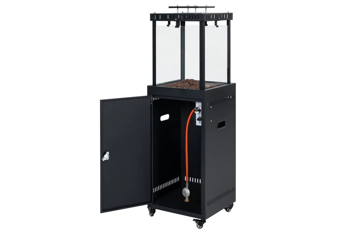 Avestar Gas-Terrassenheizer 11 kW rauchfrei mit Lavasteinen
