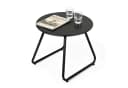 Avestar Beistelltisch 45 cm rund schwarz Metall Bild 2