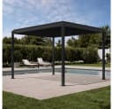 Mirador Pergola 88S 3x3,6m mit Seitenrollo Anthrazit Bild 1