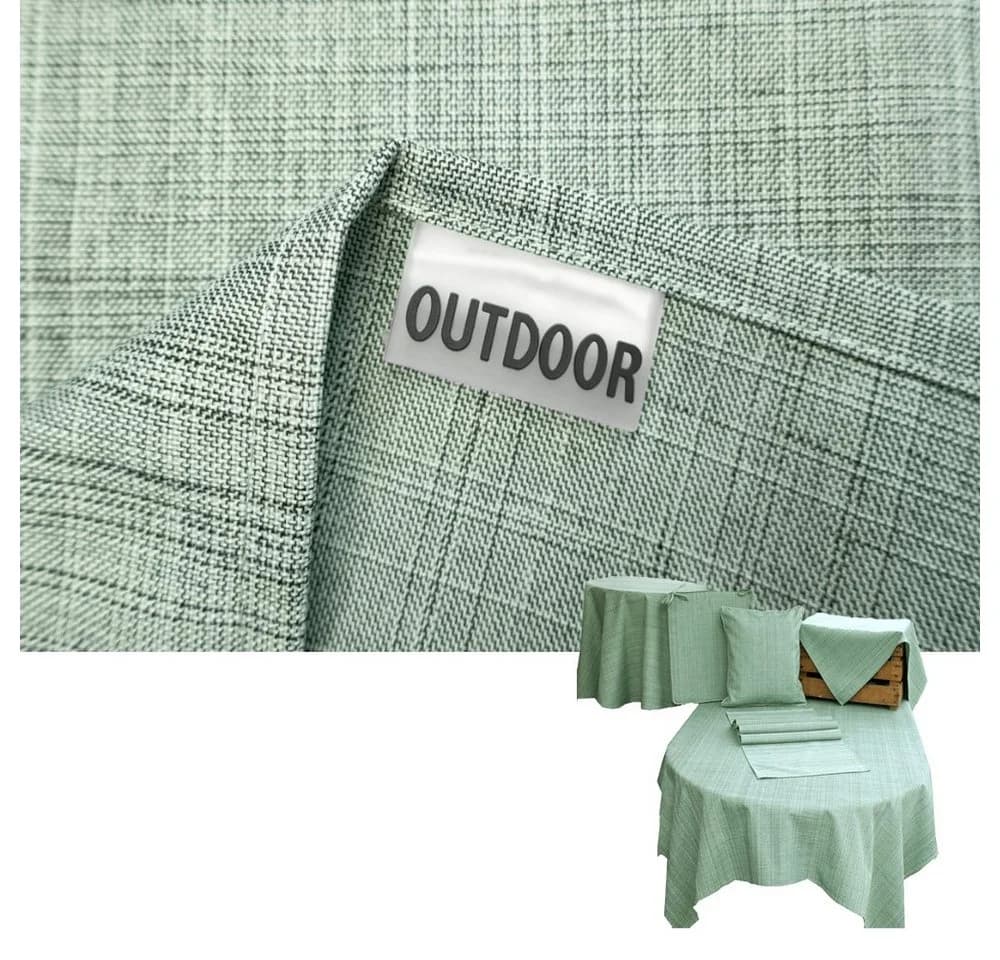 Tischdecke SAIAON Outdoor Mint Rund 145 cm